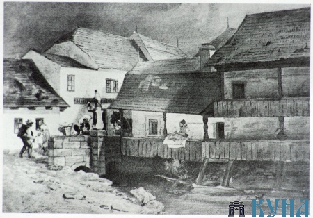 Йозеф Манес. Горное селение (1849 г.)