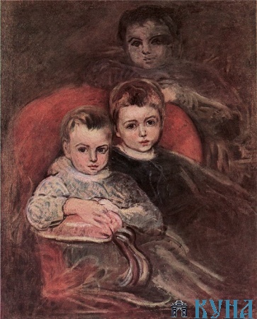 Карел Пуркине. Дети художника (1867-68 гг.)