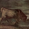 Карел Пуркине. Бык в болоте (1857 г.)