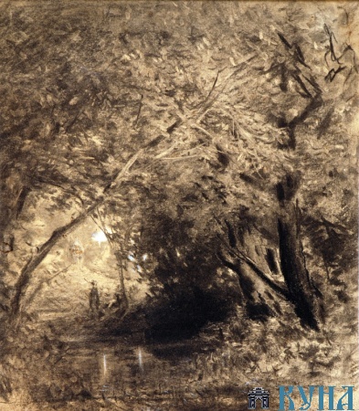 Юлиус Маржак. Затишье в лесу (1865 г.)