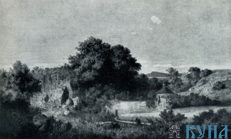 Адольф Косарек. Летний пейзаж (1859 г.)